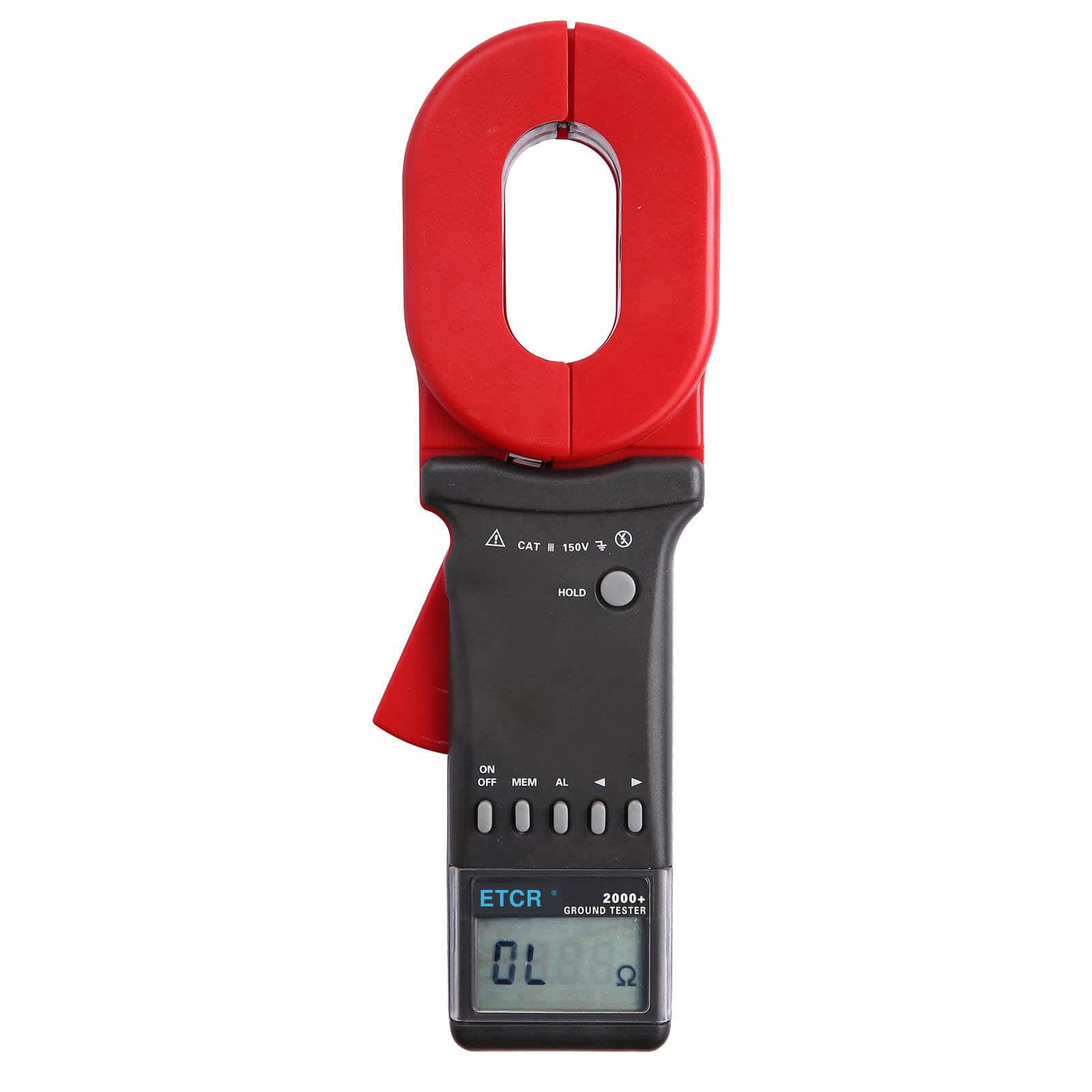 FR2000A+ Digital Earth Clamp Meter (Tenazas Rojas) Fotografía Oficial